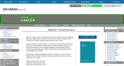 Desktop Screenshot of edoriumjournalofcancer.com
