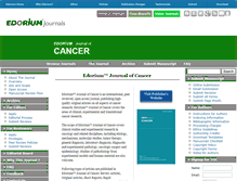 Tablet Screenshot of edoriumjournalofcancer.com